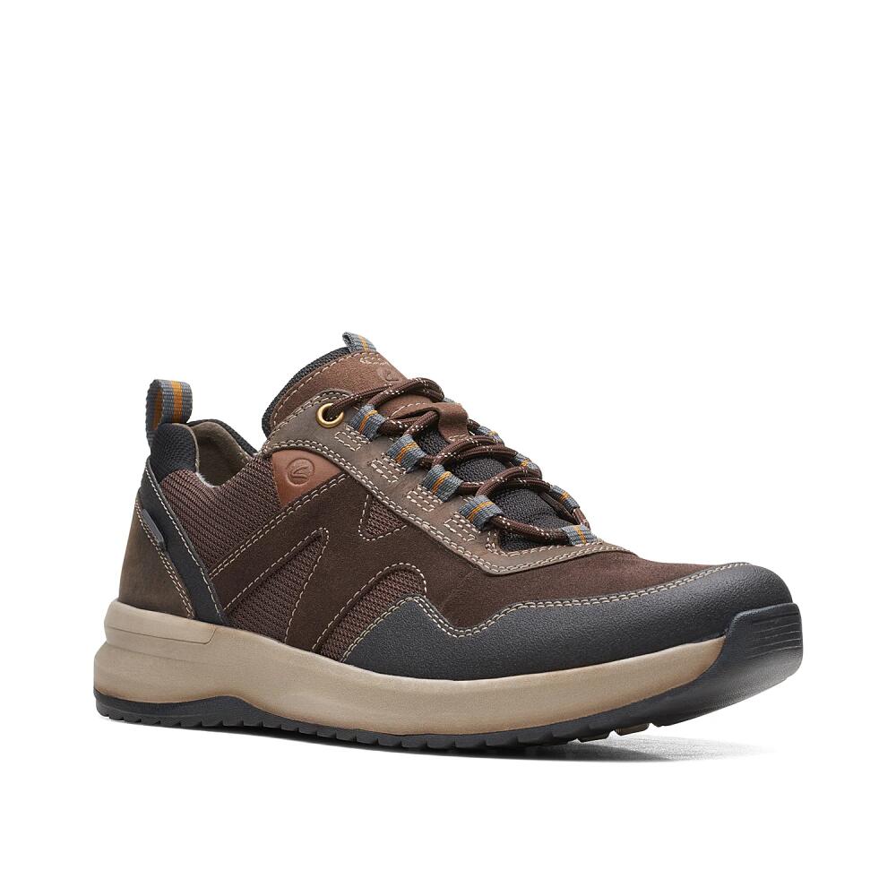 Clarks Wellman Trail Hiking Shoe | Men's | Dark Brown Cover