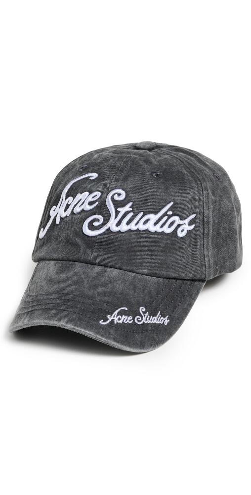 Acne Studios Carliy Tourist Cap Faded Black Cover