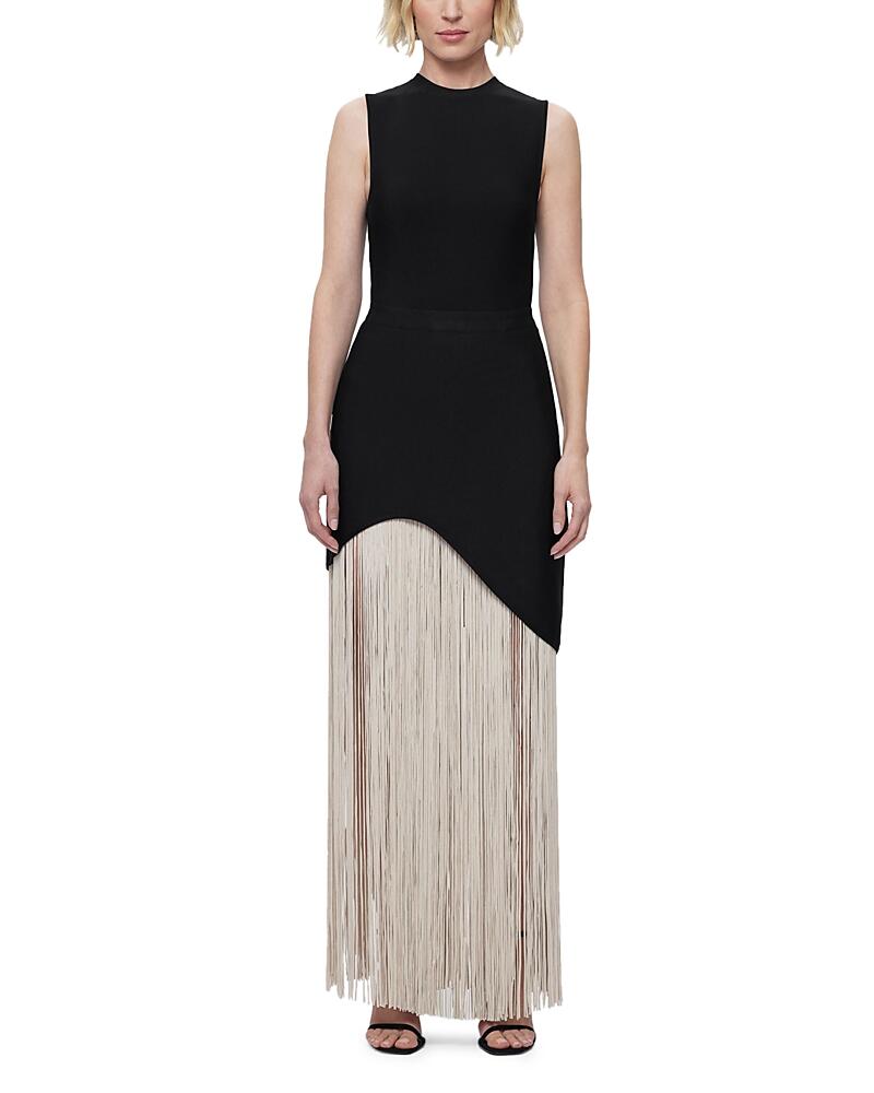 Herve Leger The Aurora Fringe Hem Gown Cover