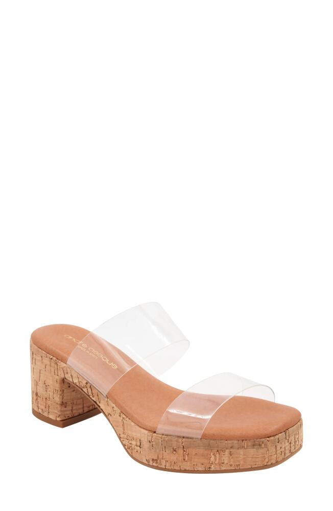 André Assous Cairo Platform Sandal in Clear Cover