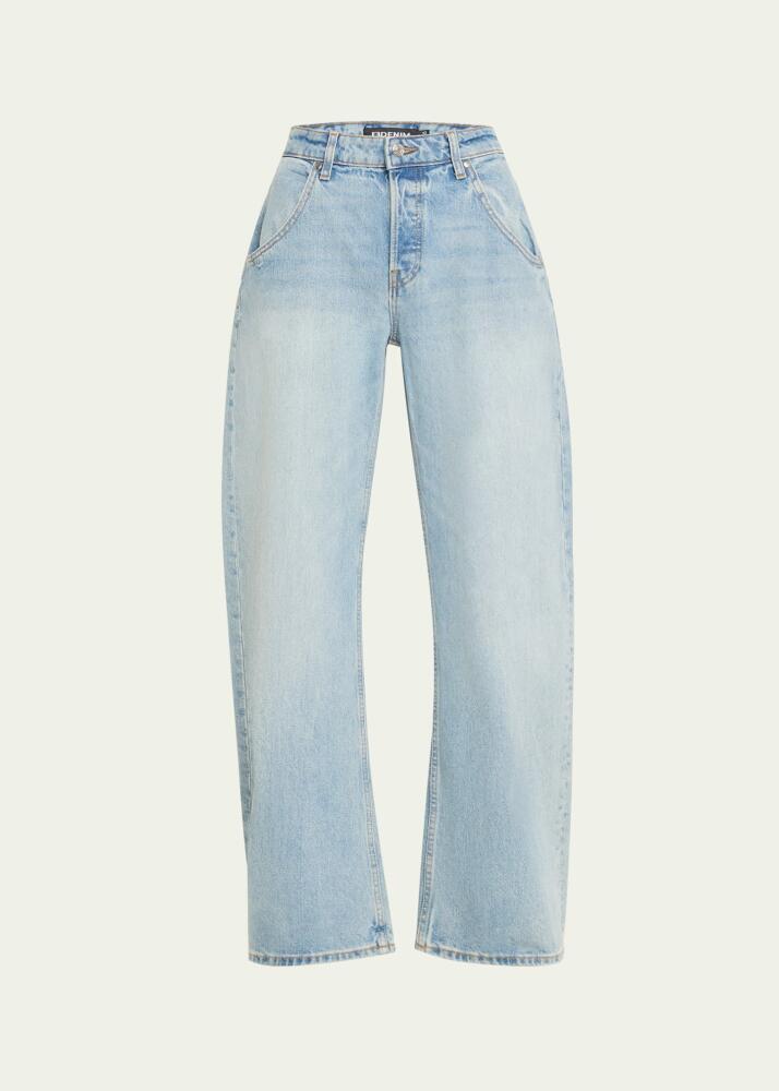 EB DENIM Enzo Mid-Rise Barrel Jeans Cover