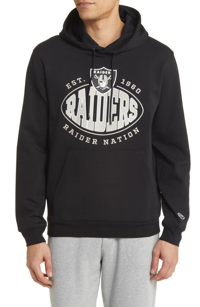 BOSS x NFL Touchback Graphic Hoodie in Las Vegas Raiders Black Cover