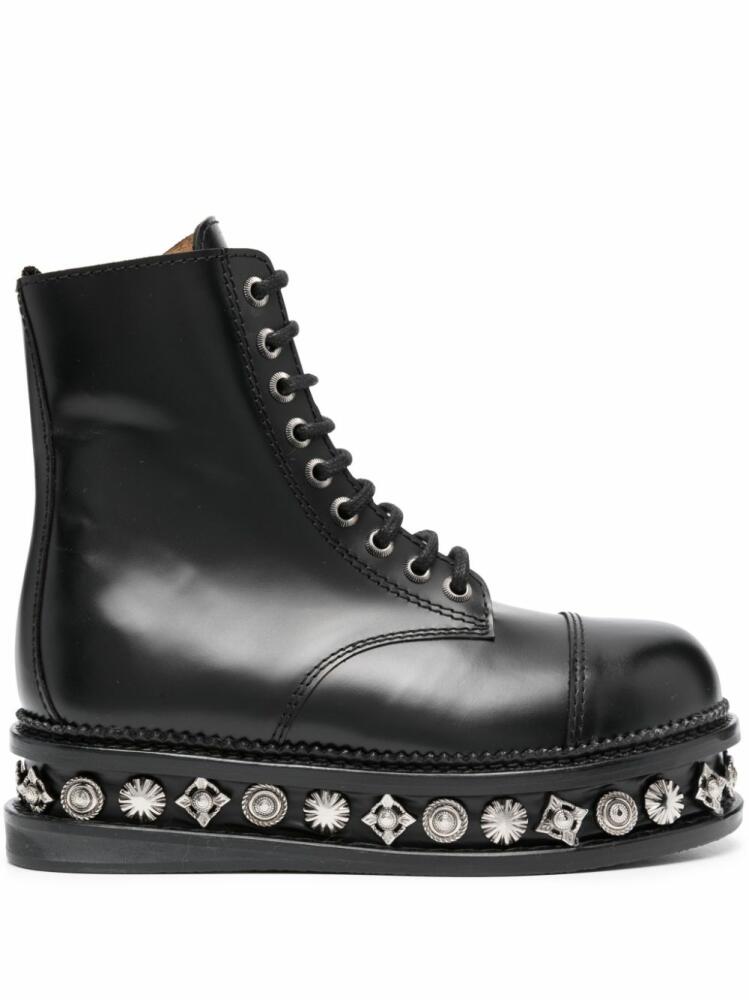 Toga Pulla stud-embellished leather boots - Black Cover