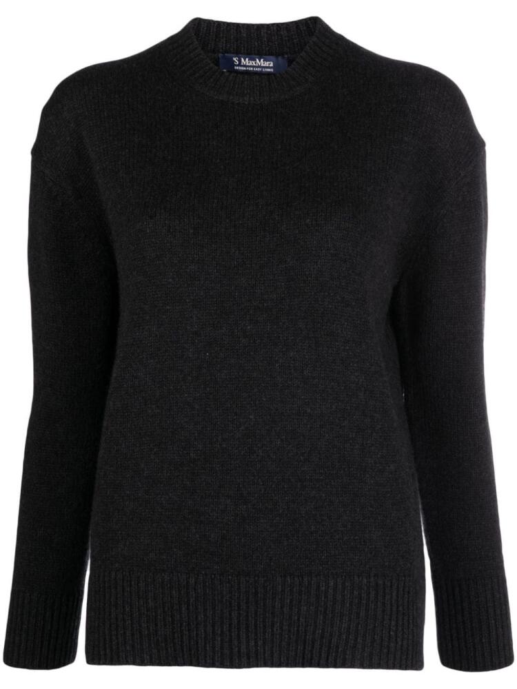 'S Max Mara Irlanda drop-shoulder ribbed jumper - Grey Cover