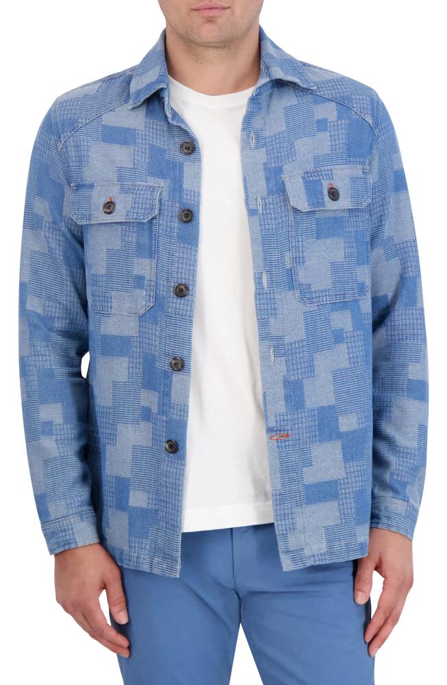 Robert Graham Jaxon Overshirt in Blue Cover