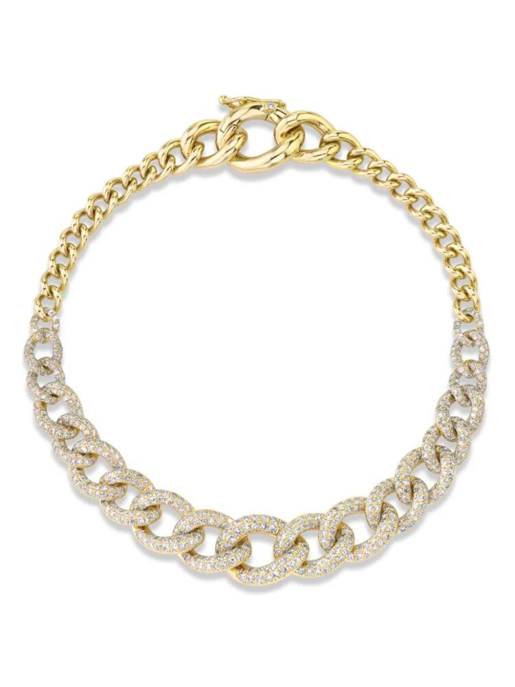 SHAY 18kt yellow gold Gradual diamond bracelet Cover