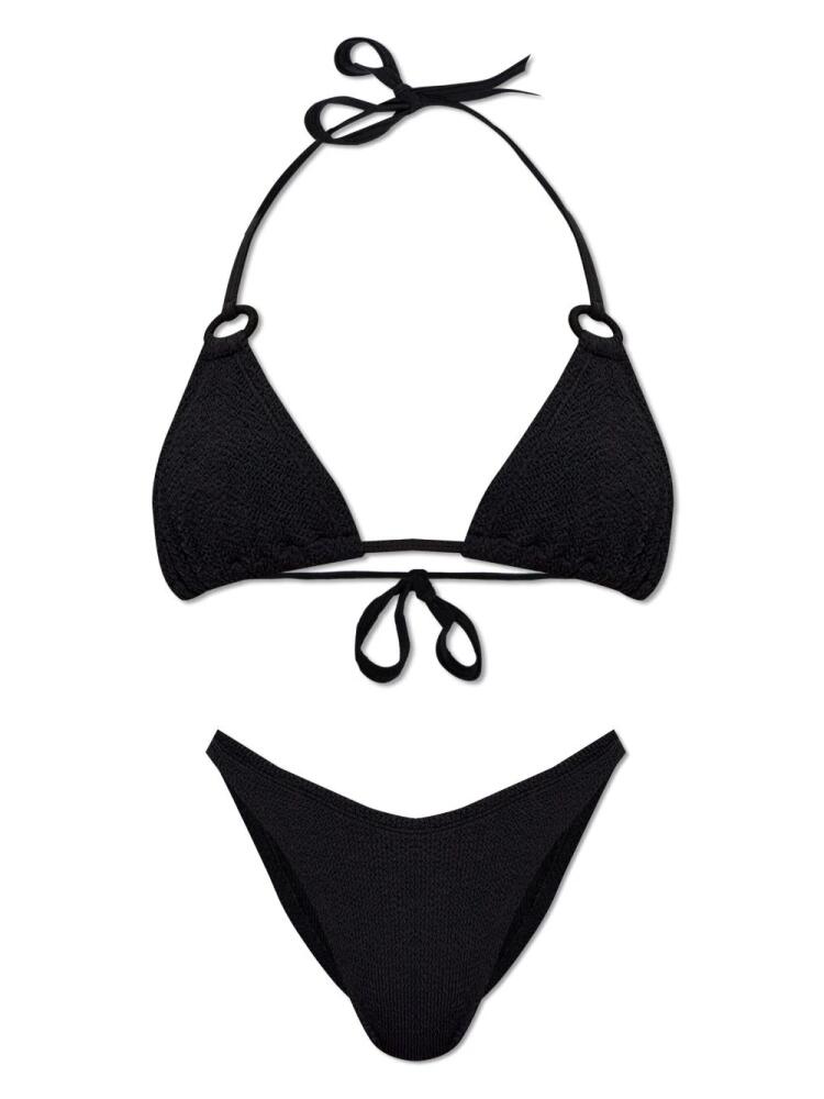 Hunza G Eva seersucker bikini - Black Cover