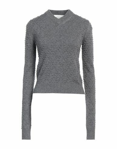 Sportmax Woman Sweater Grey Wool, Cashmere Cover