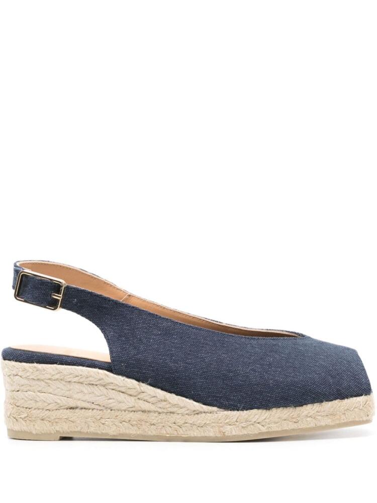 Castañer Dosalia 50mm wedge espadrilles - Blue Cover