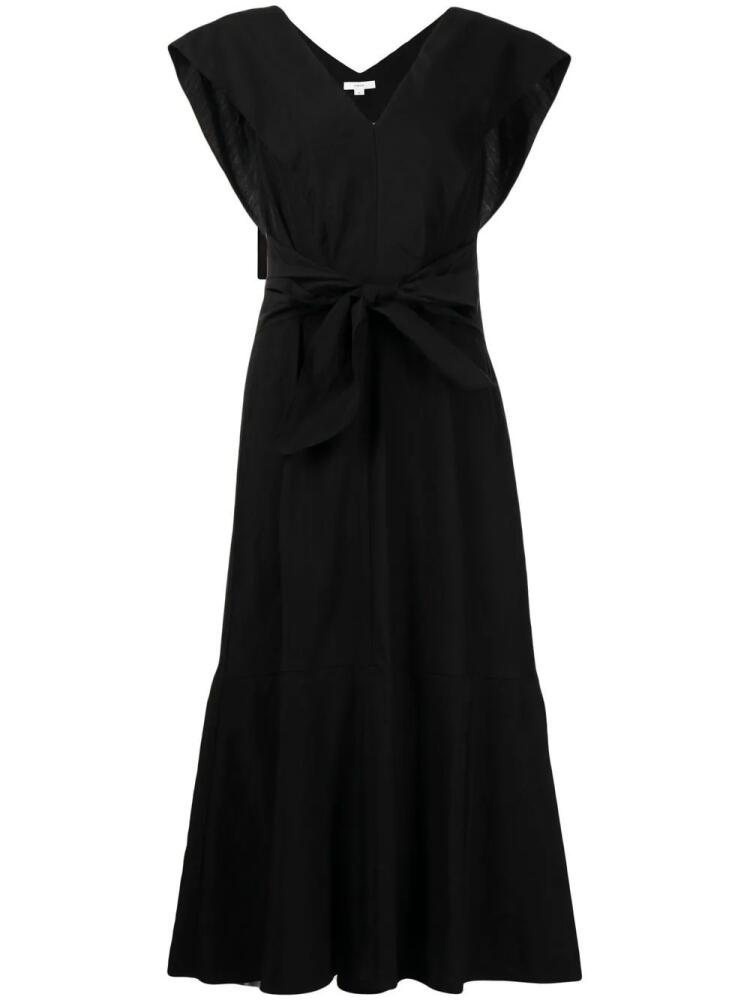 Vince V-neck sleeveless midi dress - Black Cover