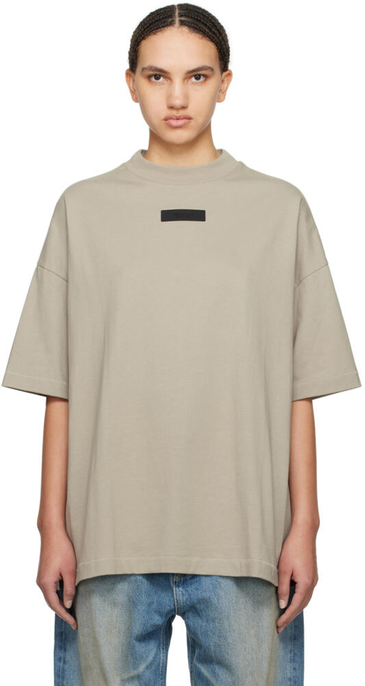 Fear of God ESSENTIALS Gray Crewneck T-Shirt Cover