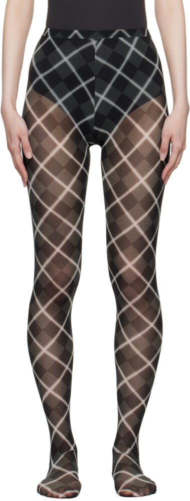 Paula Canovas Del Vas Black Argyle Tights Cover