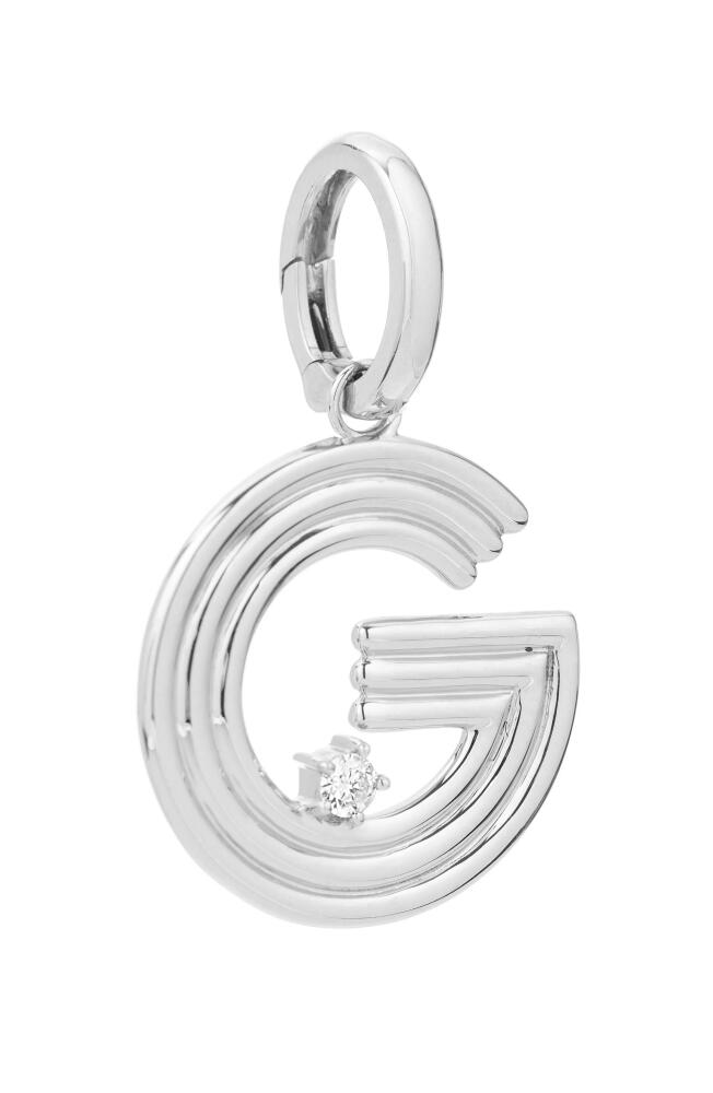 Adina Reyter Groovy Letter Charm Pendant in Silver - G Cover