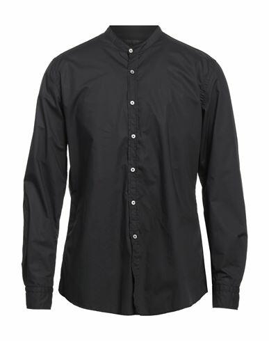 Messagerie Man Shirt Black Cotton Cover