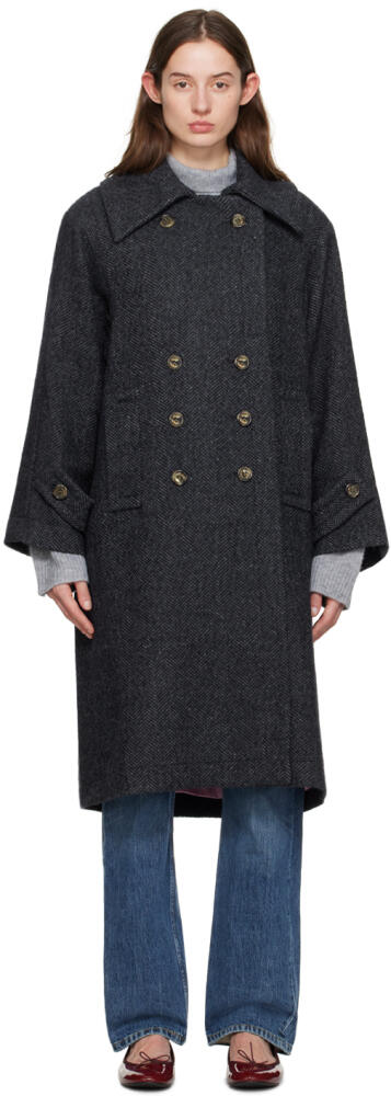 Caro Editions Navy Coco Coat Cover