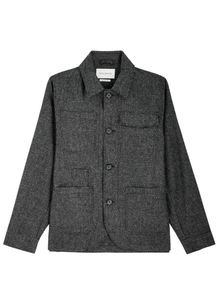 Oliver Spencer Hythe Wool-blend Jacket - Grey Cover