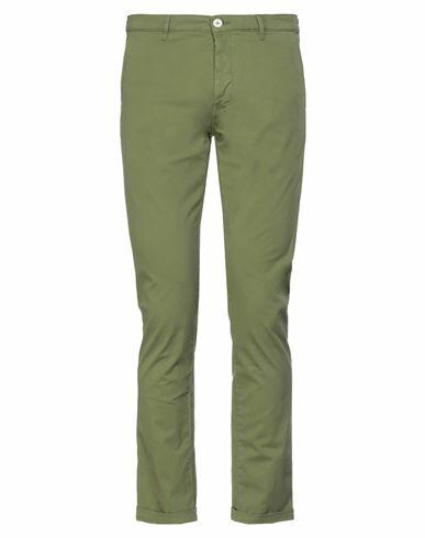 Pence Man Pants Green Cotton, Elastane Cover