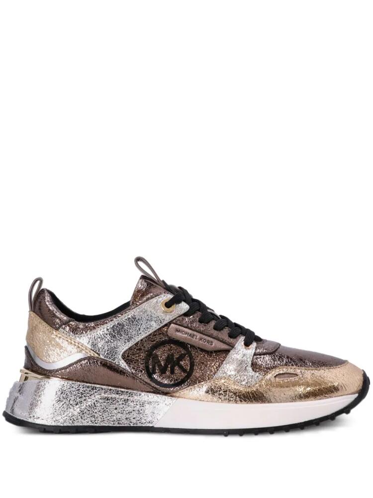 Michael Kors Theo panelled sneakers - Brown Cover