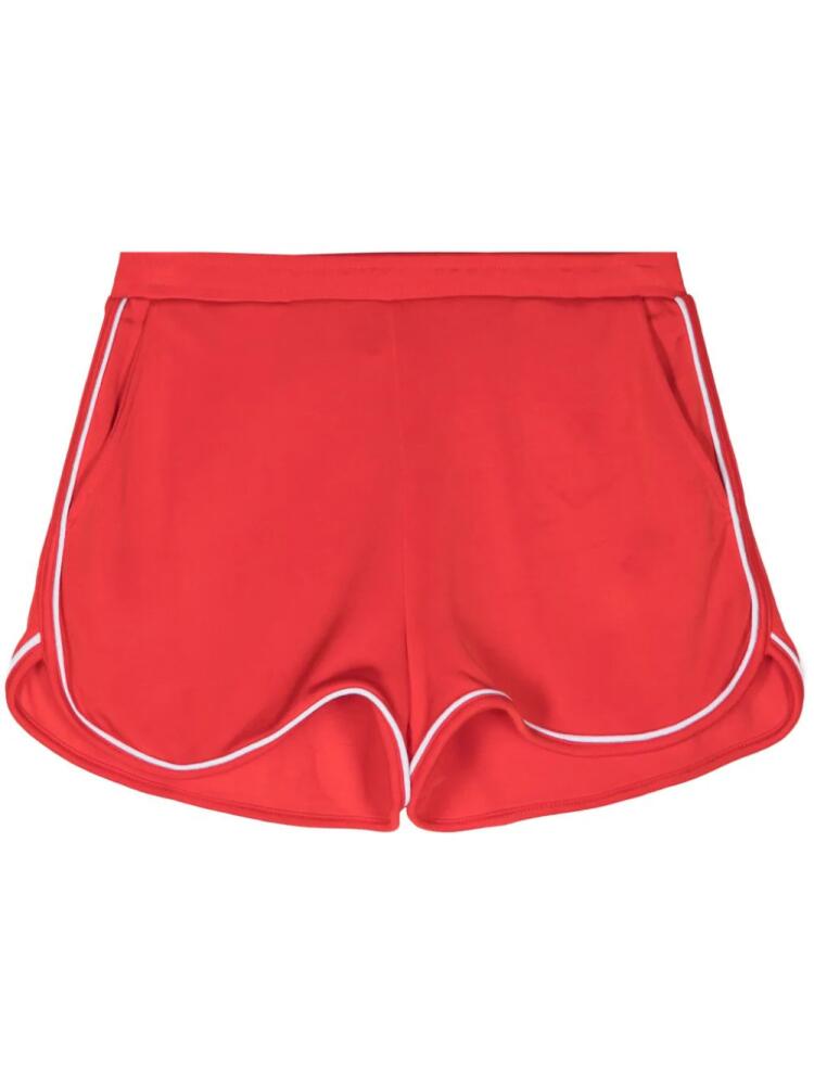 The Upside logo print running shorts - Red Cover