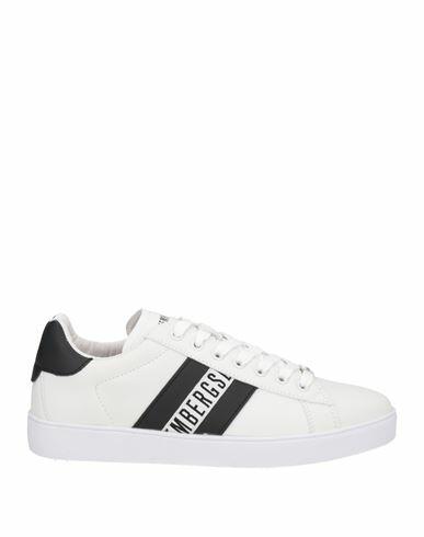 Bikkembergs Man Sneakers White Textile fibers Cover