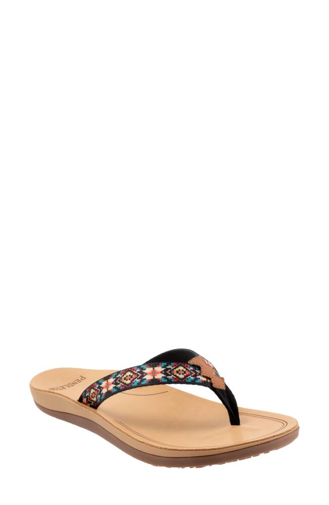 Pendleton Carico Lake Flip Flop in Black Cover