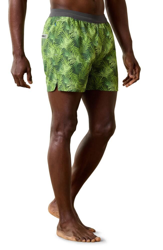 Tommy Bahama Maul Breaker Palm Route Swim Trunks in Wild Clover Cover