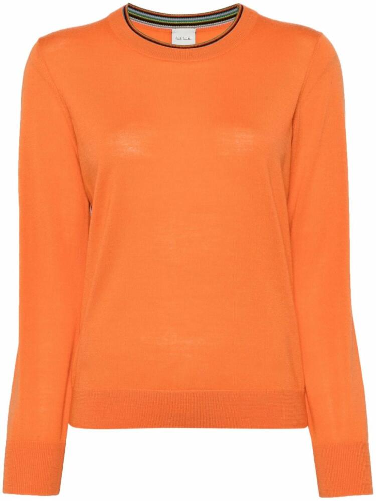 Paul Smith Signature Stripe wool jumper - Orange Cover