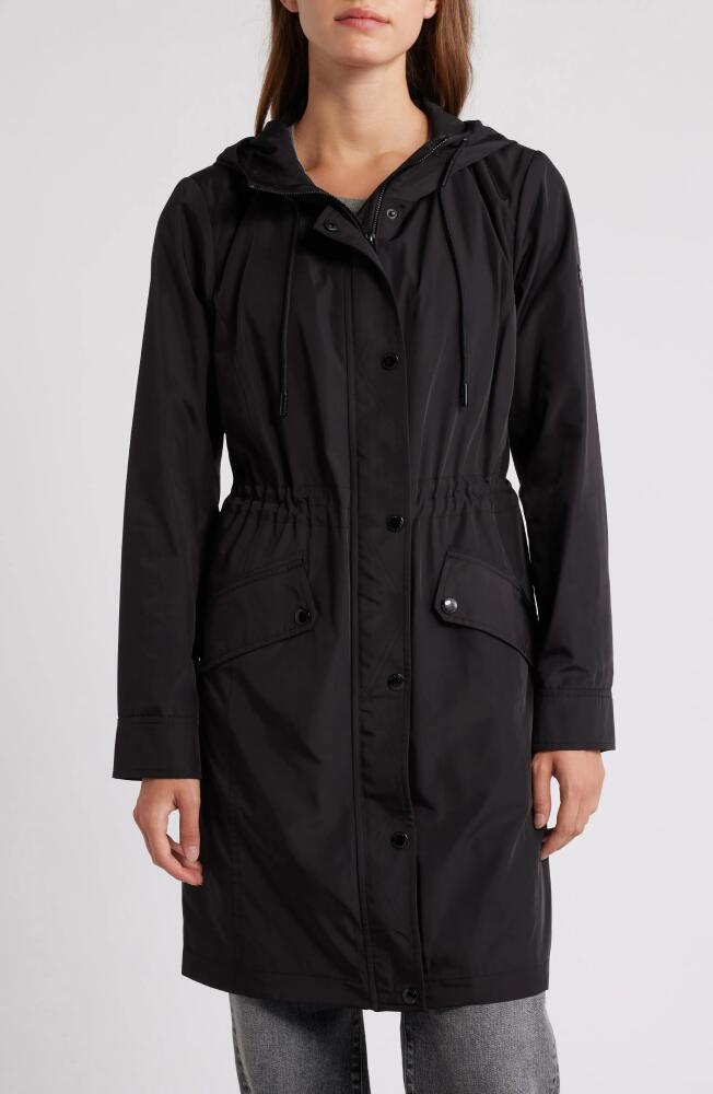 MICHAEL Michael Kors Water Resistant Hooded Anorak in Black Cover