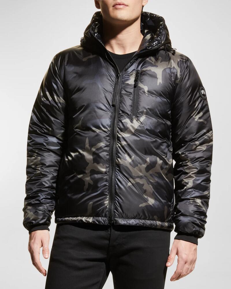 Canada Goose Men's Lodge Camo Hooded Puffer Coat Cover