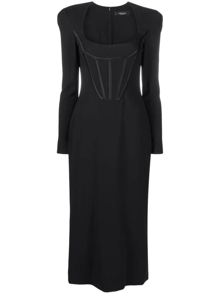 Versace corset-top midi dress - Black Cover