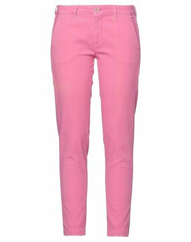 Barba Napoli Woman Pants Fuchsia Cotton, Elastane Cover