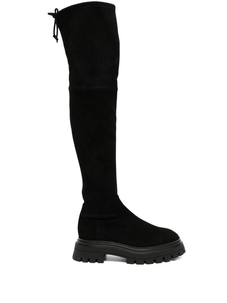 Stuart Weitzman tie-fastened thigh high boots - Black Cover