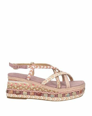 Alma En Pena. Woman Espadrilles Light pink Textile fibers Cover