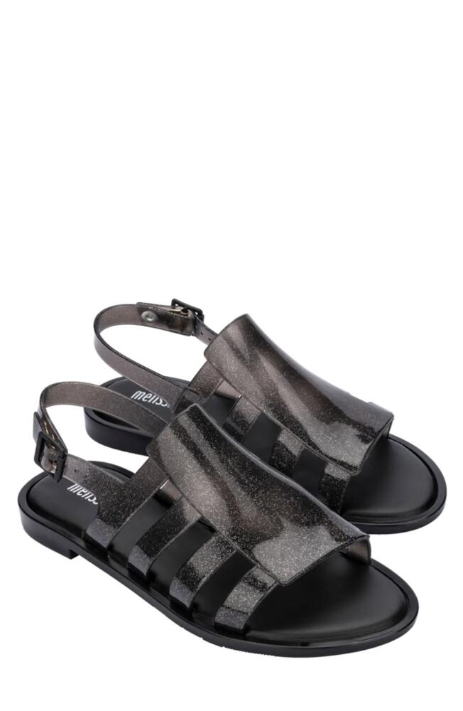 Melissa Boemia Slingback Sandal in Glitter Black Cover