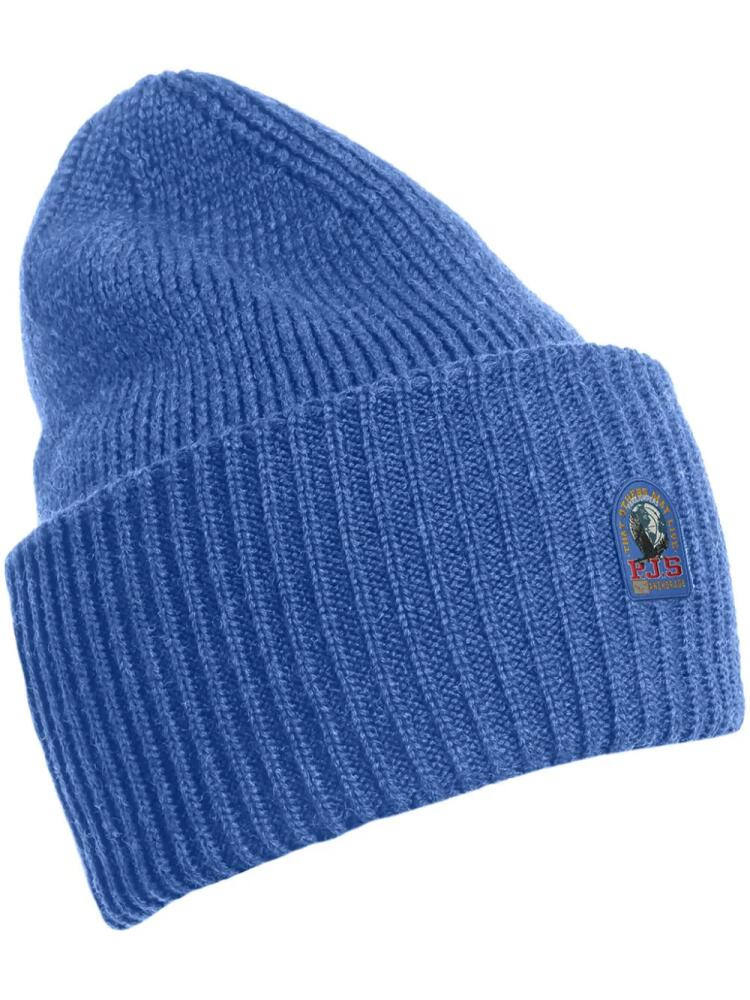 Parajumpers logo-patch beanie hat - Blue Cover