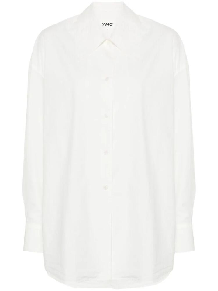 YMC Lena cotton shirt - White Cover