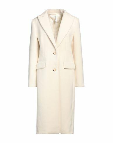 Imperial Woman Coat Cream Polyester, Viscose Cover