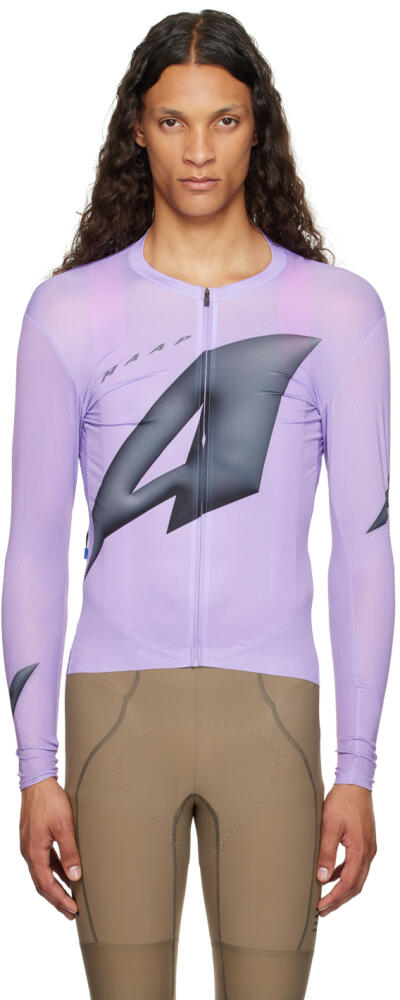 MAAP Purple Orbit Pro Air Jersey 2.0 Long Sleeve T-Shirt Cover