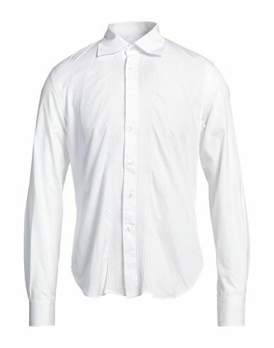 Ermanno Scervino Man Shirt White Cotton Cover