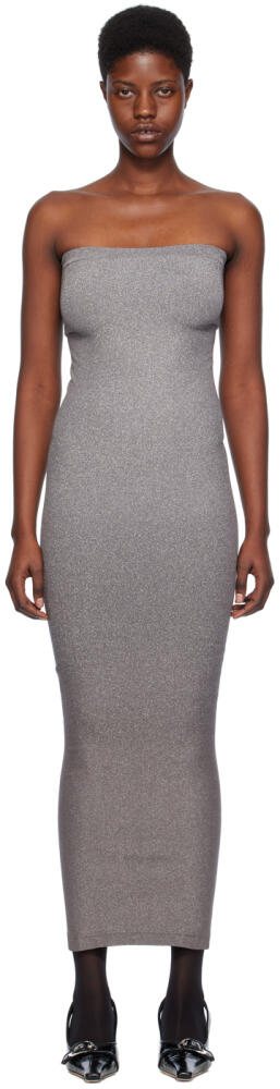 Wolford Silver Fading Shine Maxi Dress Cover