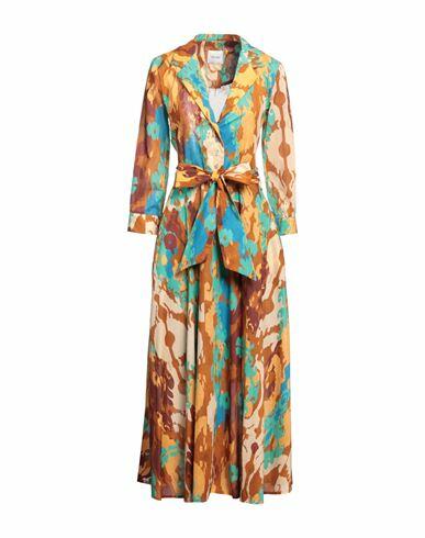 Motel Woman Maxi dress Camel Cotton Cover