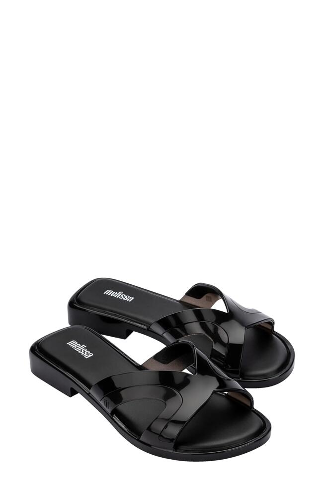 Melissa Yacht Slide Sandal in Black Cover