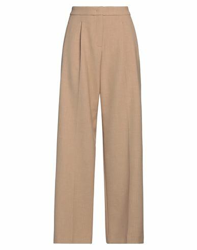 Seductive Woman Pants Camel Polyester, Viscose, Cotton, Elastane Cover