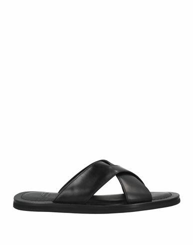 Church's Man Sandals Black Soft Leather Cover