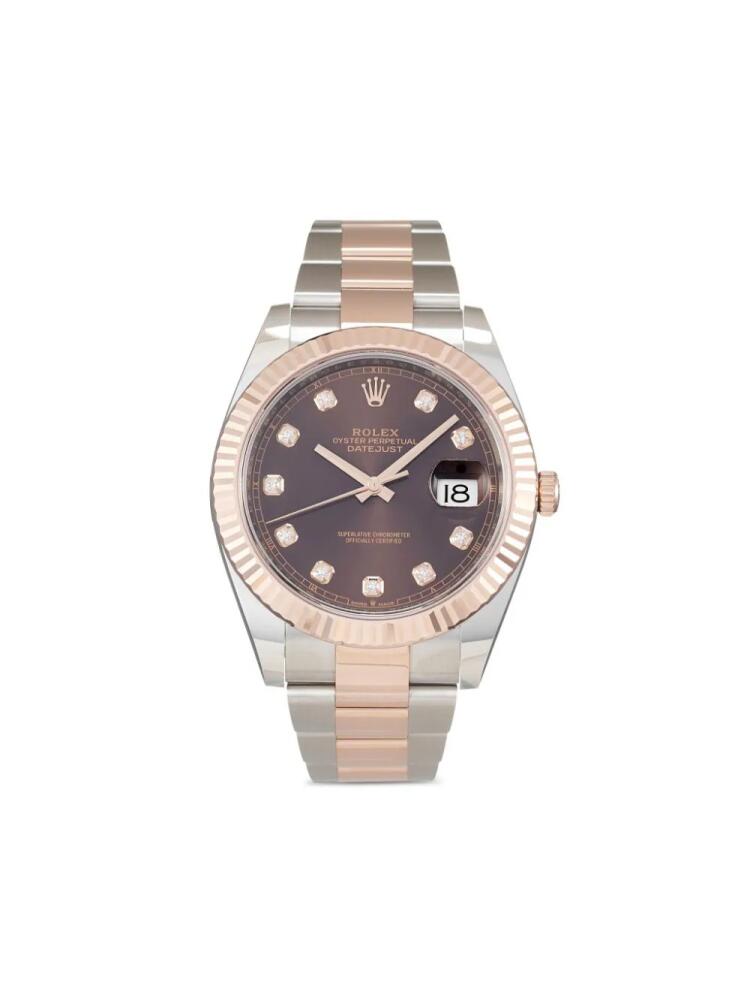 Rolex unworn Datejust 41mm - Brown Cover