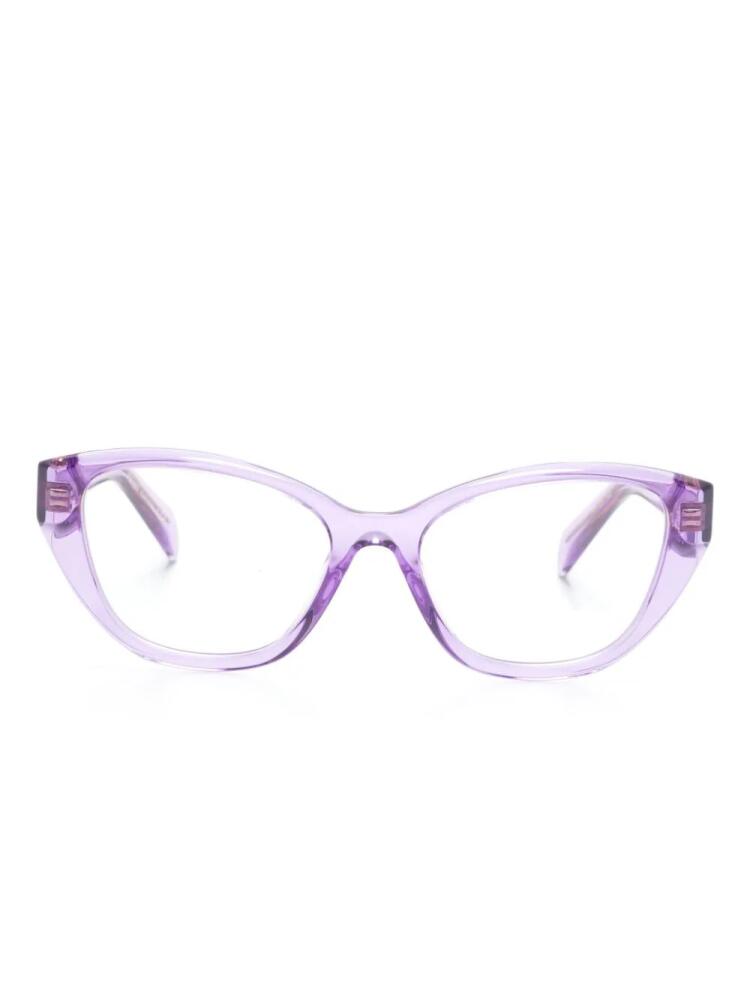 Prada Eyewear butterfly-frame glasses - Purple Cover