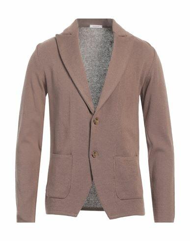 Officina 36 Man Blazer Light brown Cotton, Acrylic Cover