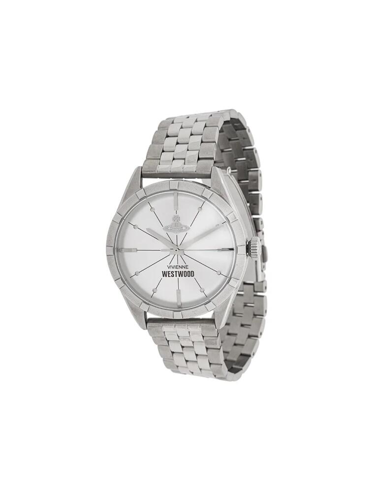 Vivienne Westwood Conduit 40mm watch - Silver Cover