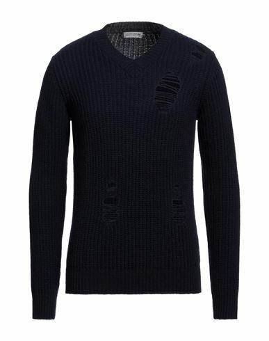 Daniele Alessandrini Homme Man Sweater Midnight blue Wool, Polyamide Cover