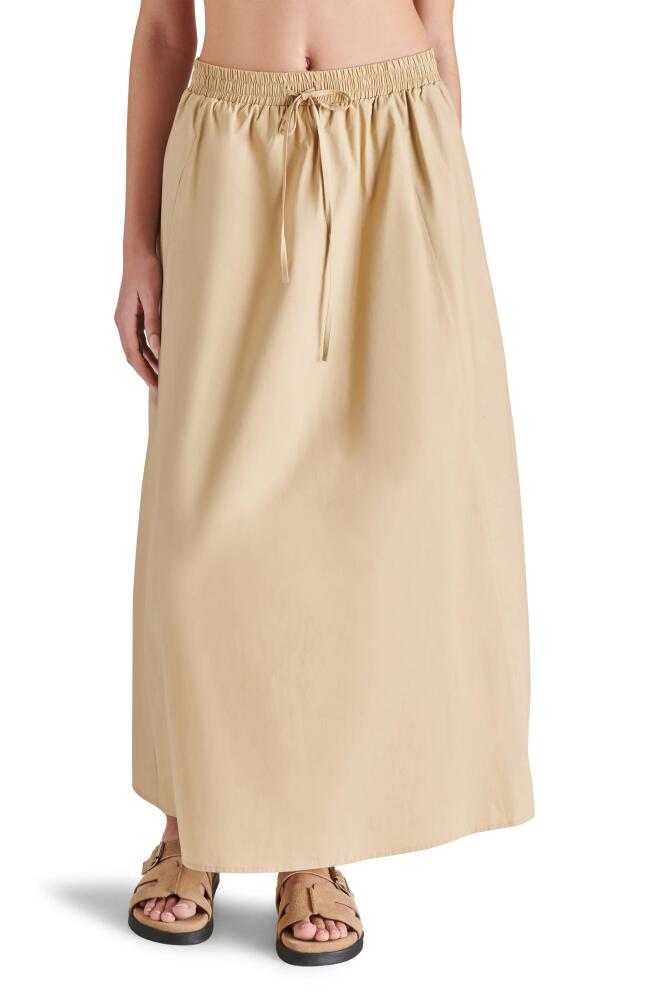 Steve Madden Sunny Cotton Maxi Skirt in Khaki Cover